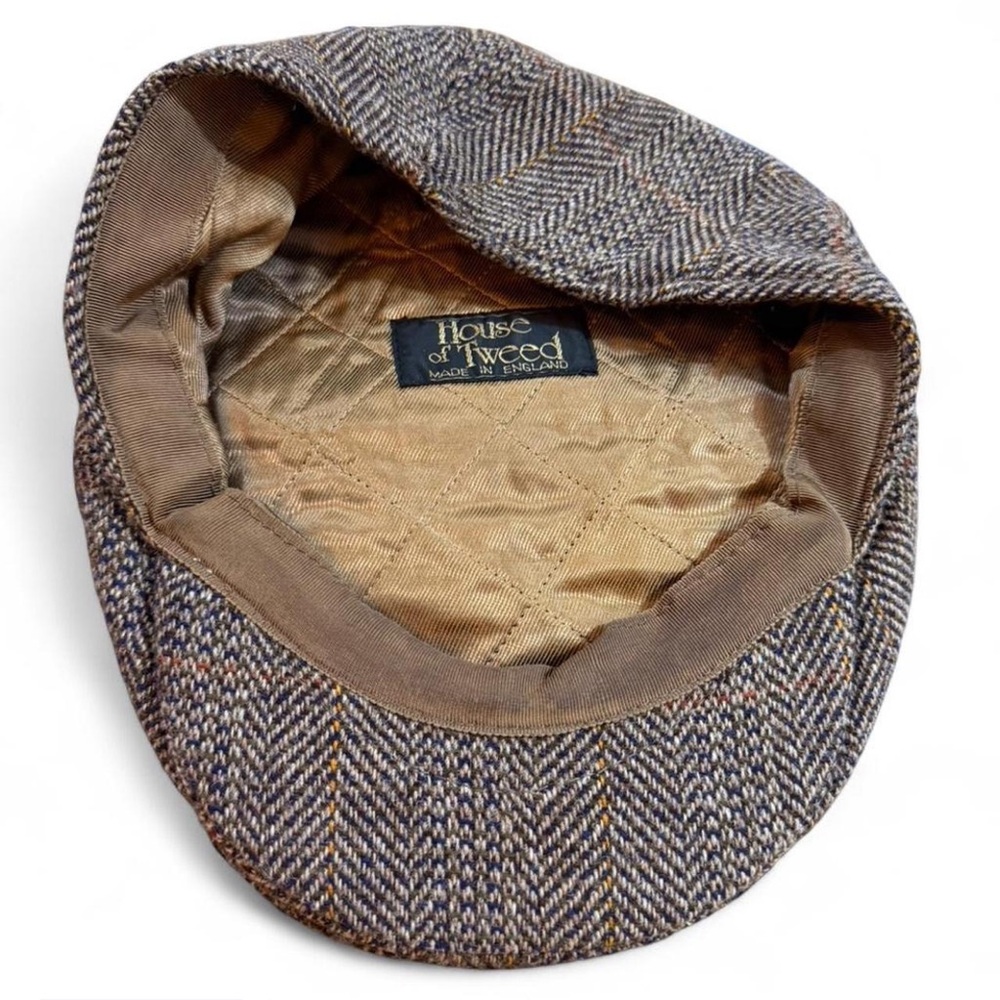 Vintage House of Tweed Wool Flat Cap – Made in England